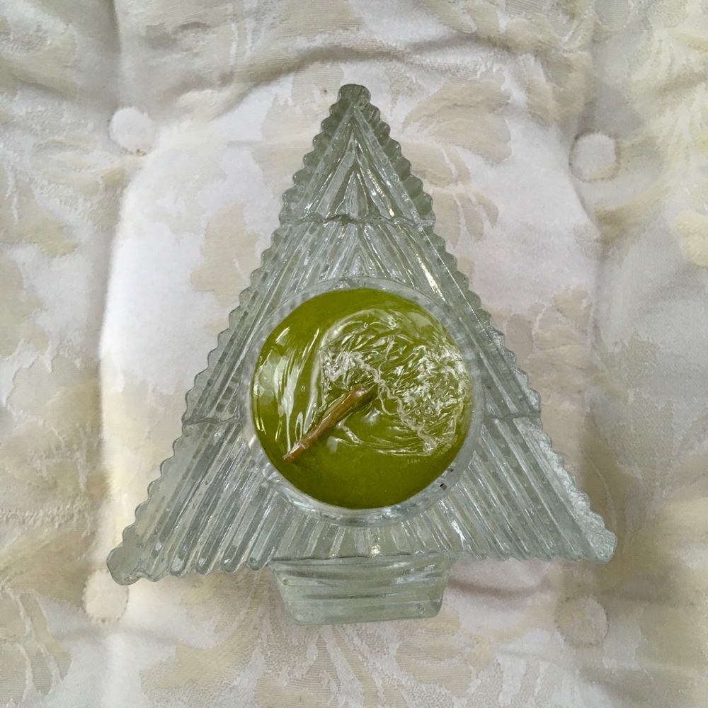 3/$20 Clear Crystal Tree shaped Votive Candle Holder